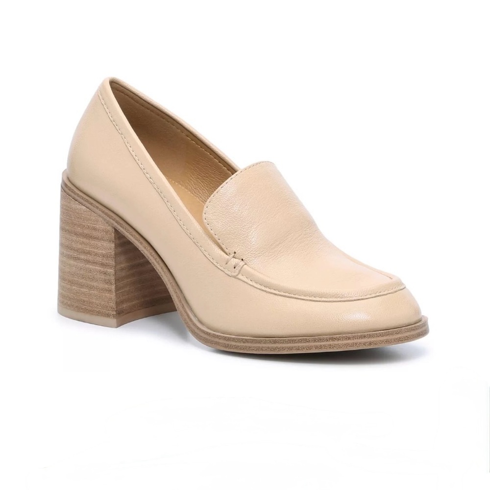 Crown Vintage Block Heel Loafers, NWOB (10M)